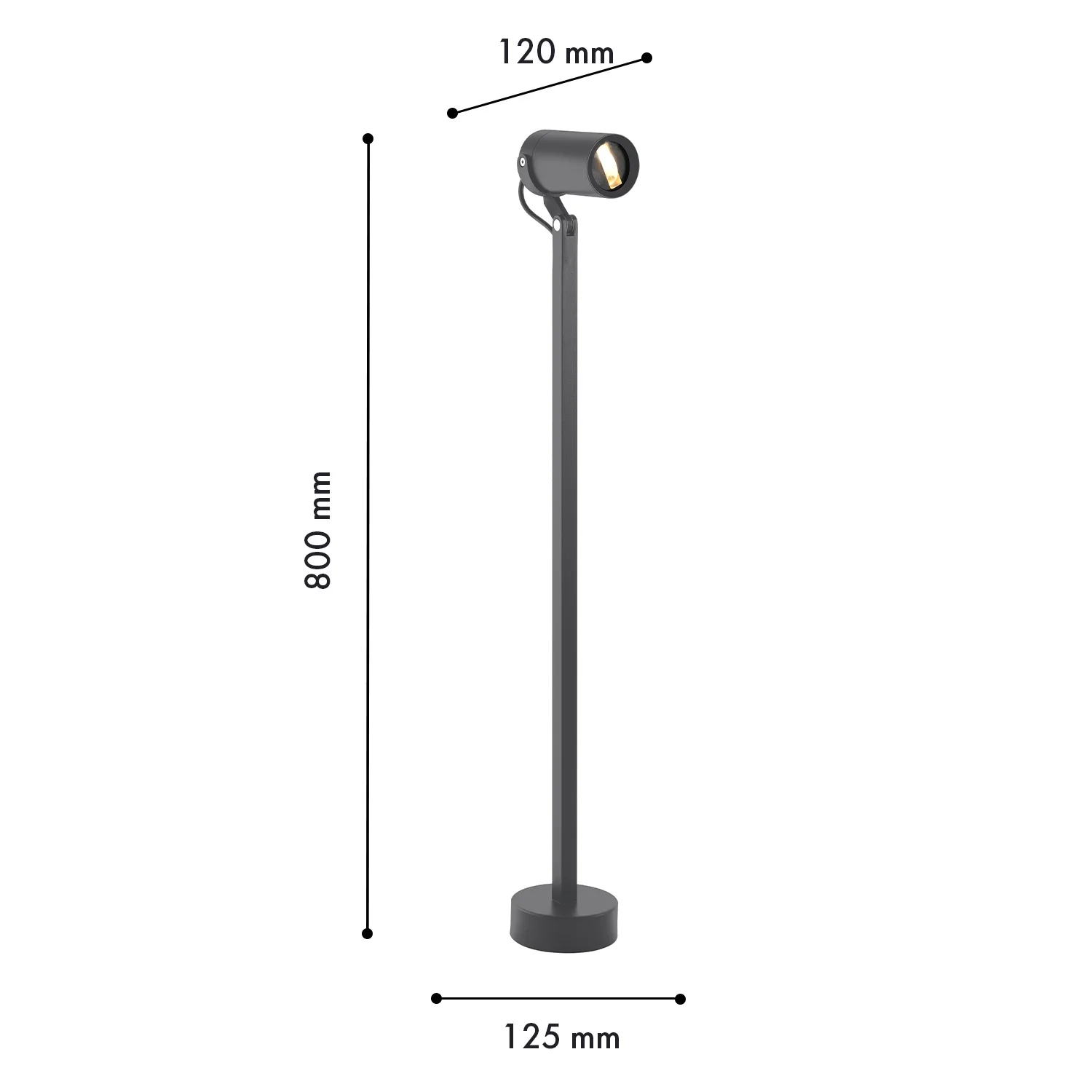 Уличные столбы Favourite 4807-1F Slit