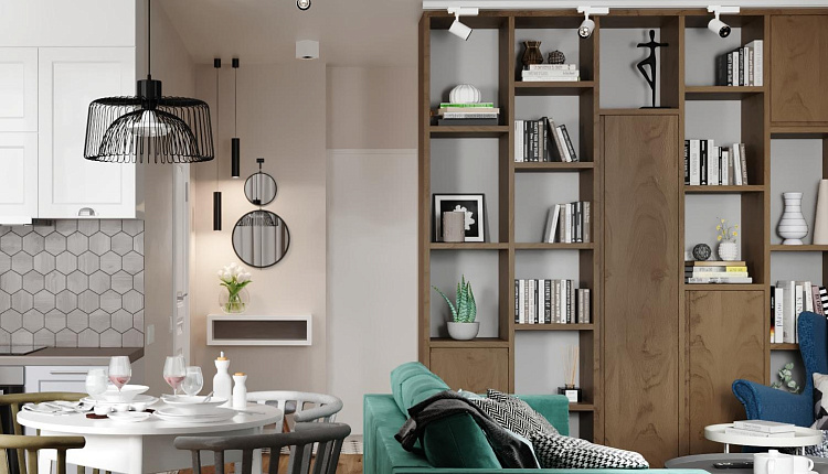 Проект кухни-гостиной EASY LOFT