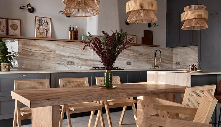 Favourite в проекте «Дачный ответ». Проект «Кухня-гостиная с двумя островами» 