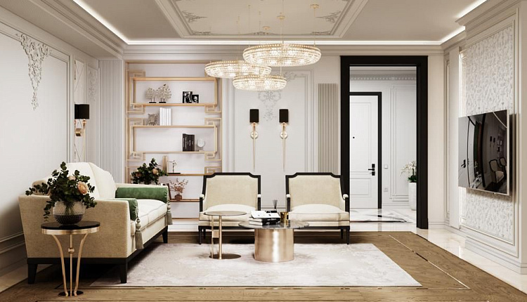 Проект квартиры в солнечной Абхазии, разработанный дизайнером Светланой Кесян