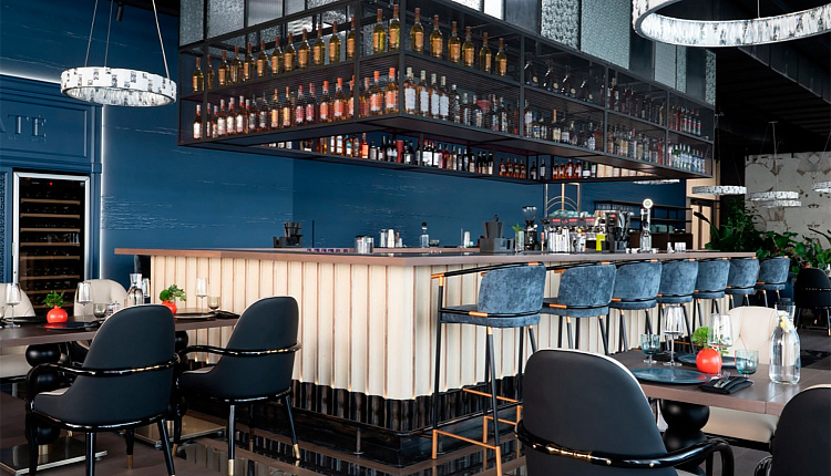 Световой акцент Favourite в интерьере ресторана SHATÉ