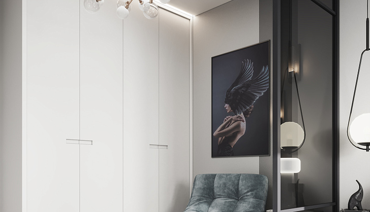 Дизайн-проект интерьерной студии Metr-Art Рины Козловой