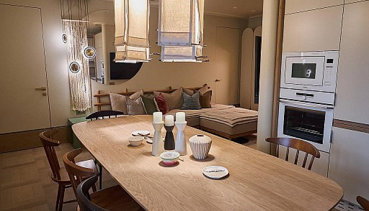 Современный интерьер с элементами национального колорита