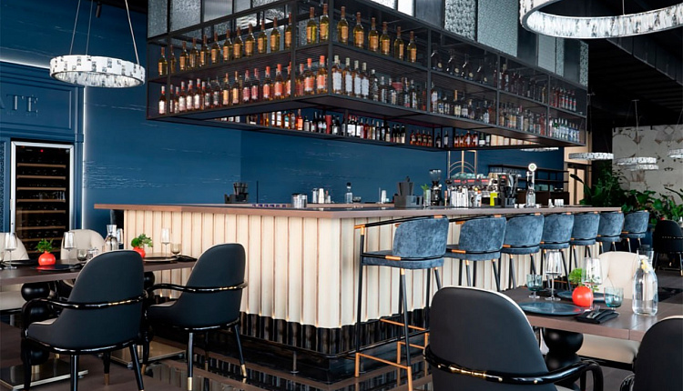 Световой акцент Favourite в интерьере ресторана SHATÉ 