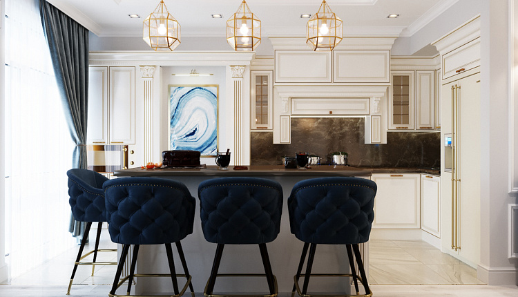 Квартира ЖК "Сердце Каспия", г. Астрахань. Дизайн студия SAPAROVA