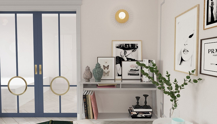 Проект гостиной от Натальи Ратке