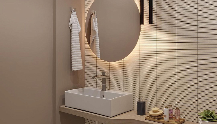 Проект ванной комнаты от студии интерьерного дизайна @kvas_