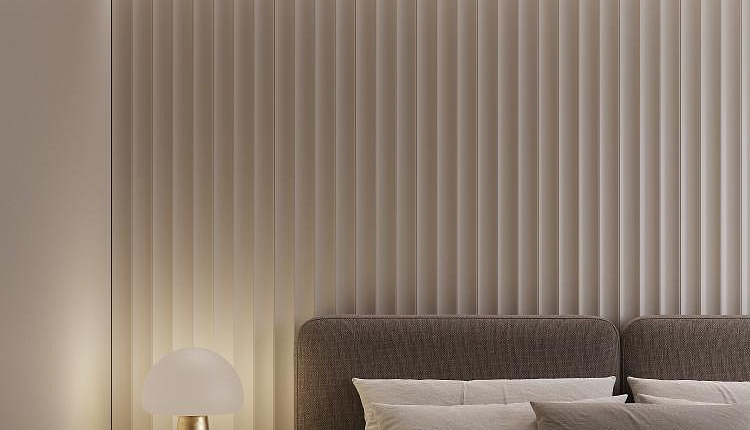 Настольная лампа Favourite в интерьере спальни от дизайнера Елены Солодской