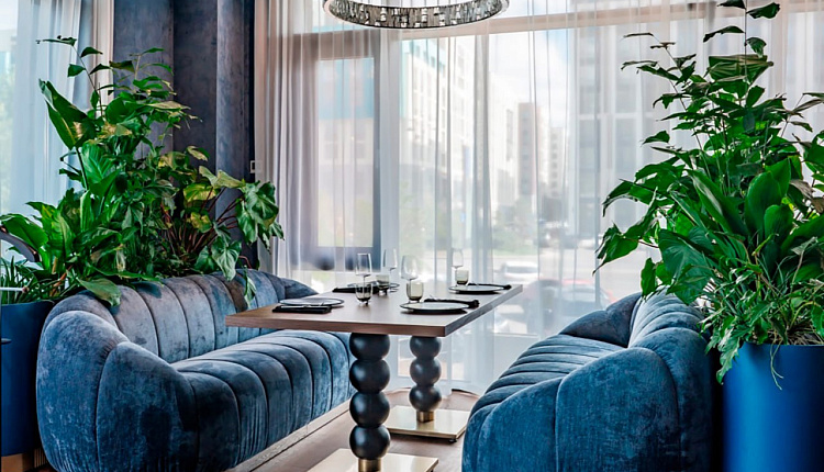 Световой акцент Favourite в интерьере ресторана SHATÉ 