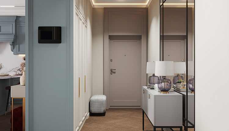 Проект дизайнера Инги Маковецкой - квартира в неоклассическом стиле в Астане