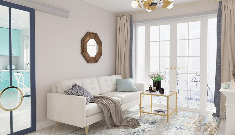 Проект гостиной от Натальи Ратке