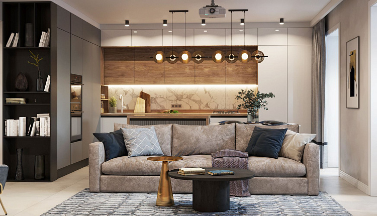 Проект кухни-гостиной