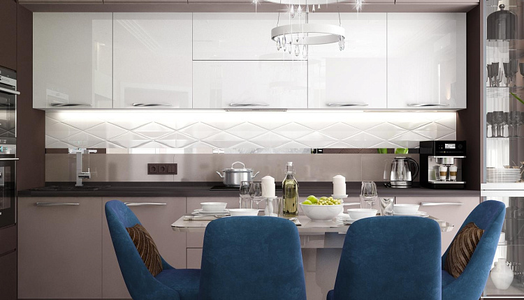 Проект кухни-гостиной TROPICAL COCKTAIL