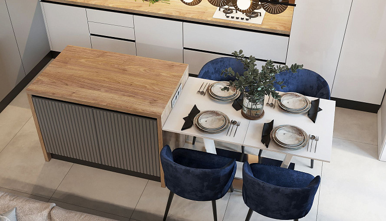 Проект кухни-гостиной