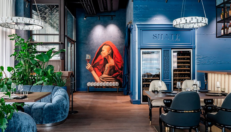 Световой акцент Favourite в интерьере ресторана SHATÉ 