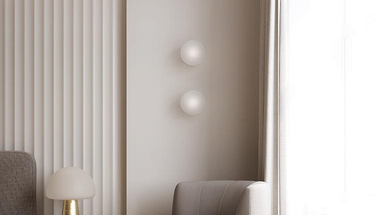 Настольная лампа Favourite в интерьере спальни от дизайнера Елены Солодской